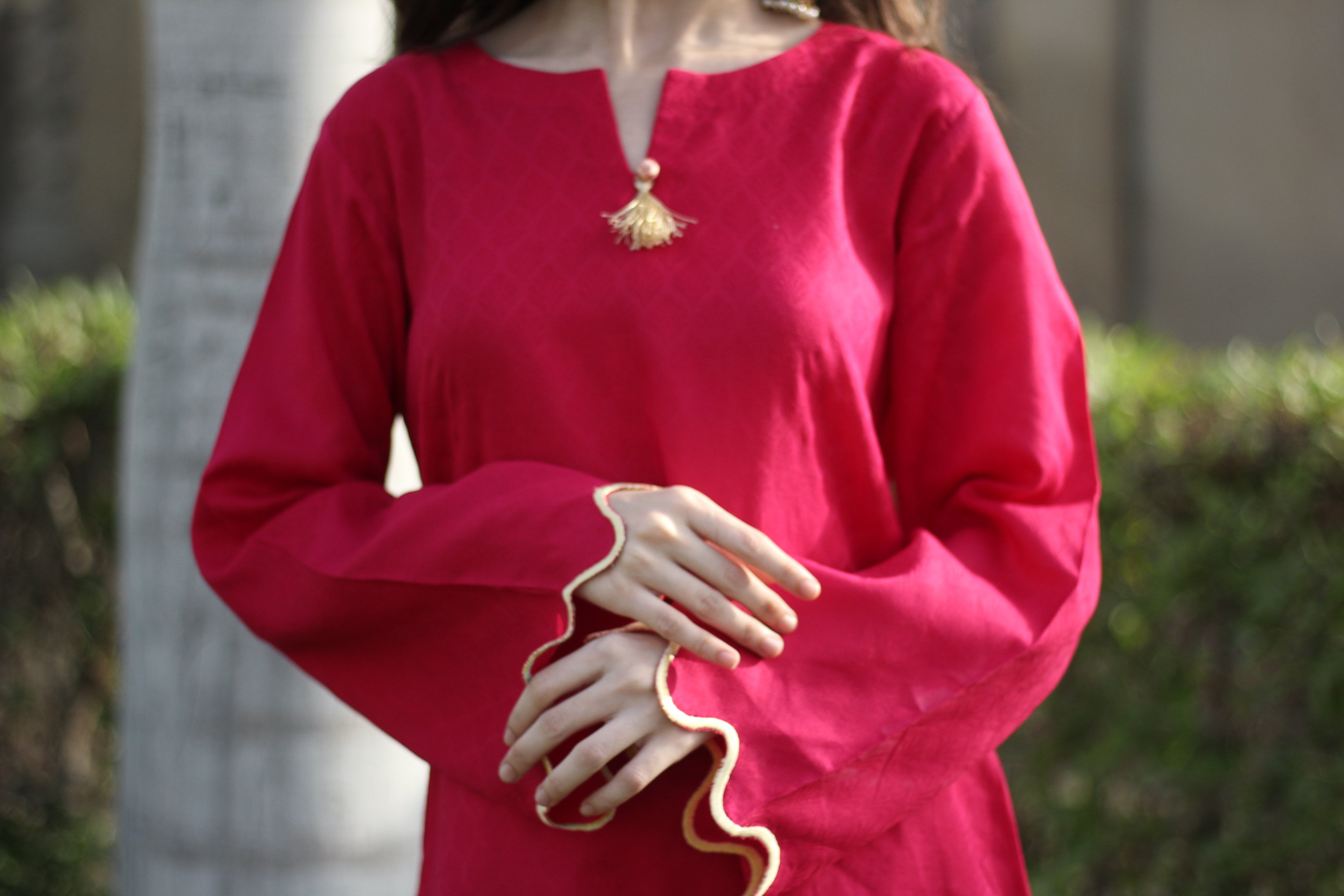 Rani Noor Garara Set